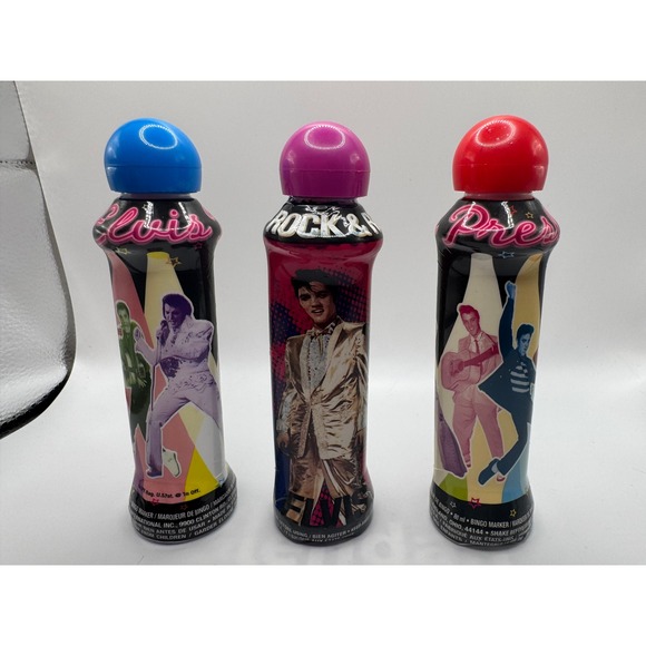 Elvis Presley The King of Rock and Roll Bingo Markers Greatest Hits Set#264 - Picture 3 of 6